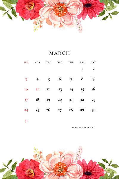 Calendar Design for 2024 2024 calendar calendar canva design graphic design illustration