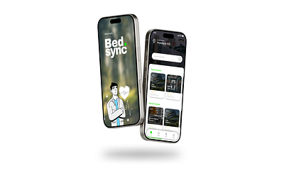 Hospital Bed Tracking - BedSync. app design branding design graphic design ui ux