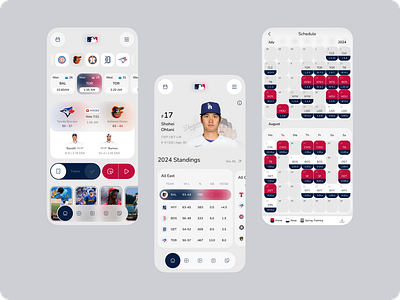 MLB App animation mlb mobile app mobile design sport ui ux