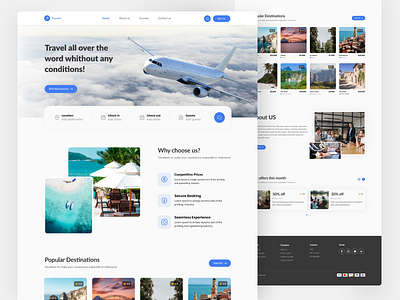 Traveling website design graphic design travel traveling website ui ux webdesign website