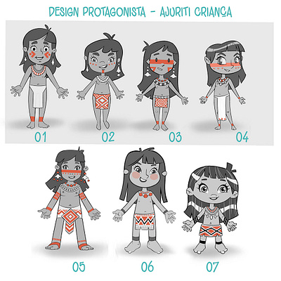 Ajuriti - Character Design animation characterdesign illustra illustration shortfilm