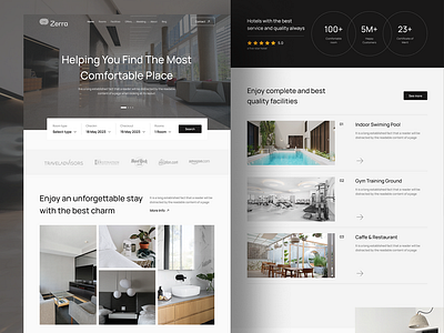 Real Estate Landing Page app branding design graphic design illustration logo typography ui ux vector