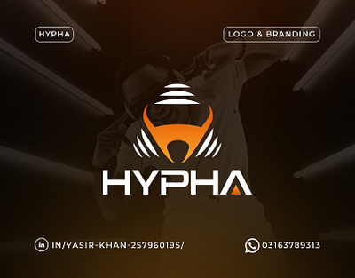 HYPHA BRANDING abstract log branding casestudy clean logo graphic design graphics design logo logo design motion graphics music branding music logo