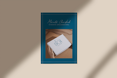 Le Soi Packaging and Logo Design Poster ads billboard blue box brand brand identity branding calm fancy french logo logo design luxury mockup packaging poster present serene