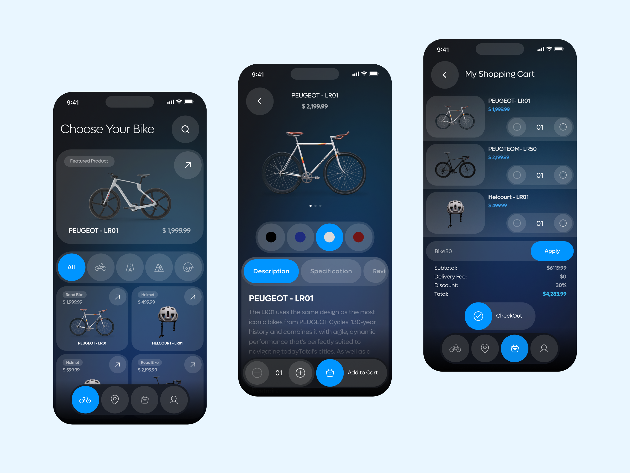 Example of Mobile App UX/UI Design