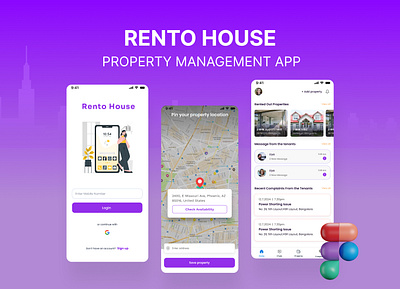 Property Management Mobile App ai application daily ui challenge figma mobile app ui uiux