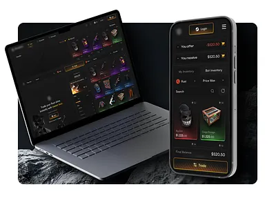 Game Trading Website game gaming trading trading bot web design website