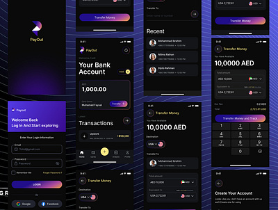 Ai Finance Management Mobile App Design app app design app ui bank branding design finance finance app finance management mobile app mobile design send money ui ux