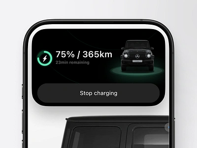 Charging car – dynamic Island, live activity app berlin car charging dynamic island live activity