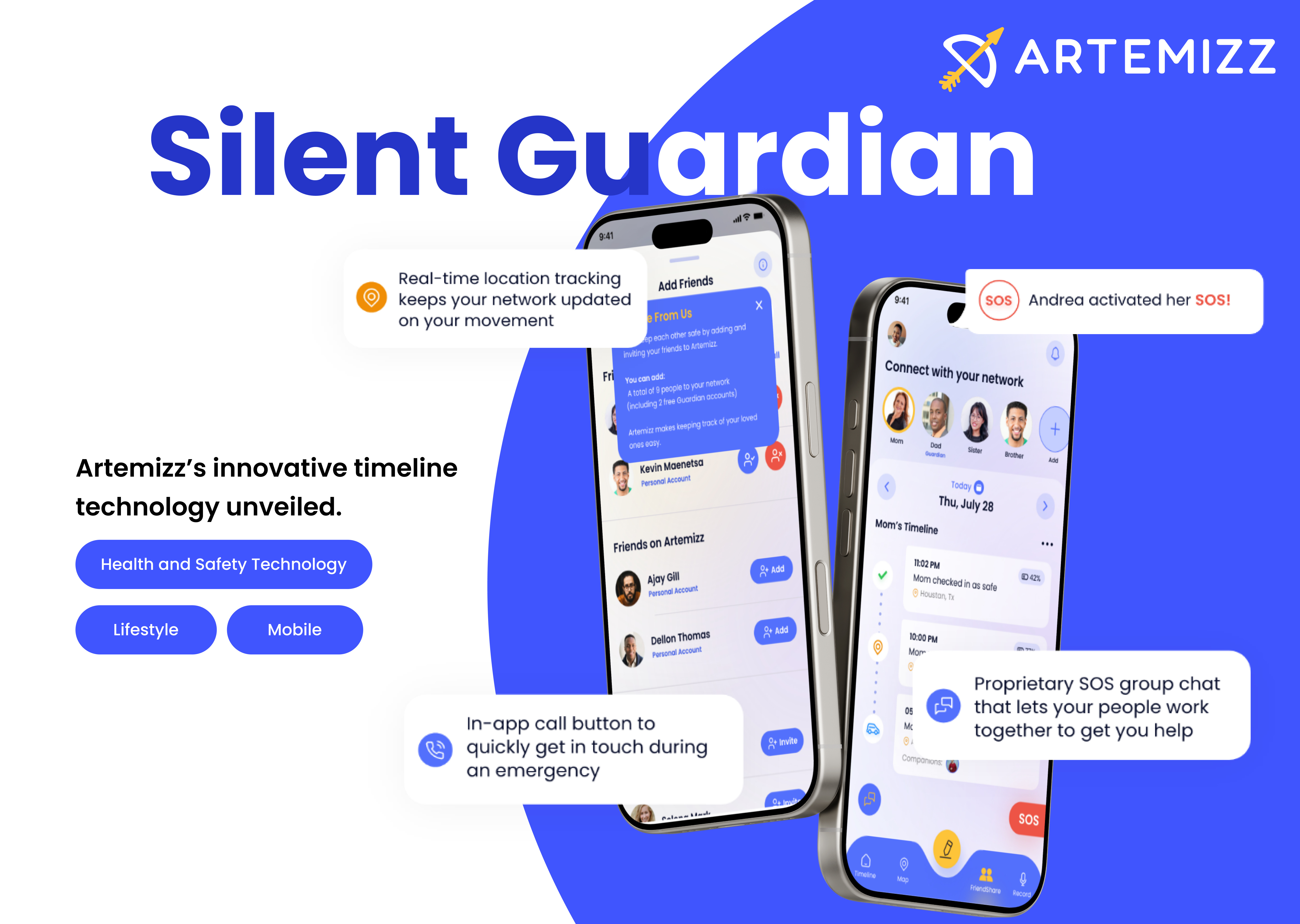 Artemizz | Robust Personal Safety Solution lifestyle app mobile app development mobile development ui