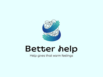 BETTER HELP/ Logo / Identity for a psychological support service brand identity branding creative dailyinspiration design designer dribbble dribbblepopular graphic design graphic designer identity lettermark logo logomark logotype mockup