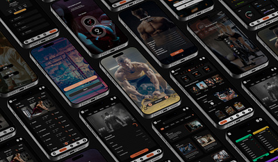 Fitma - Modern Fitness Program Mobile App UI/UX Design 3d app branding design dribbblecommunity fitness fitnessapp graphic design icon illustration mobile mobile app mockup motion graphics typography uiux ux vector website website design