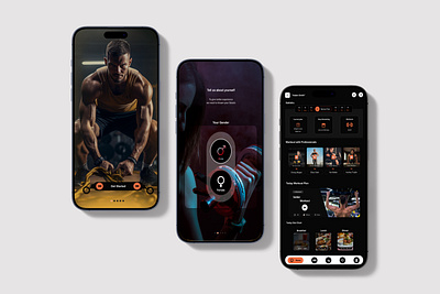 Fitma - Modern Fitness Program Mobile App UI/UX Design 3d app branding design dribbblecommunity fitness fitnessapp graphic design icon illustration mobile mobile app mockup motion graphics typography uiux ux vector website website design