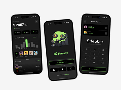 Finance Mobile App UI Design bankingappui budgetingappui financeappdesign financialapp financialplanning financialplanningappui financialservices financialtechnology fintechdesign fintechui investmentappui mobilebankingui mobilefinance personalfinanceappui ui