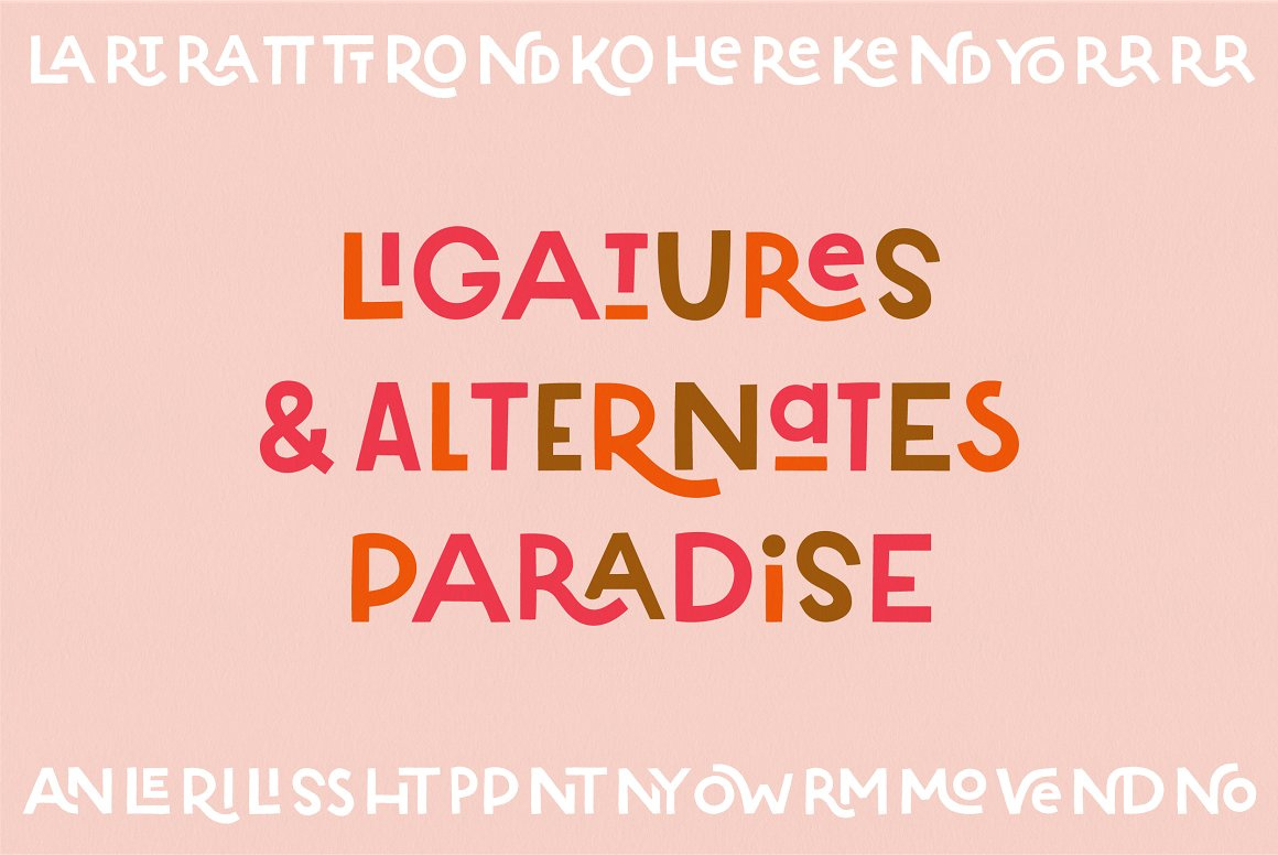 Kocha Playful Ligature Font by Bubble Fonts on Dribbble