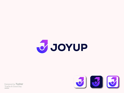 Logo Design 3d app icon branding designalogo enjoy graphic design human j j logo joy logo logo design logotype men modern