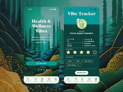 Cannabis Dispensary App app cannabis shopping vibe