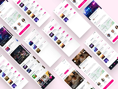 Event App - Local Event Planner 3d animation branding colorcombination designer dribbble event eventapp figma graphic design graphicdesigner graphics logo mobiledesign motion graphics ui uiux uiuxdesigner