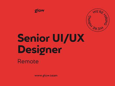 Senior UI/UX Designer - Remote (Ukrainian Speaking) designer hire hiring position role senior ui ux vacancy