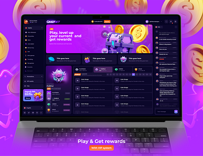 CrazyBet Casino affiliate app casino betting casino casino design casino game casino online casino rank casino ranking casino ui casino vip csgo dashboard gambling gaming igaming loyal program online bet ui casino web casino