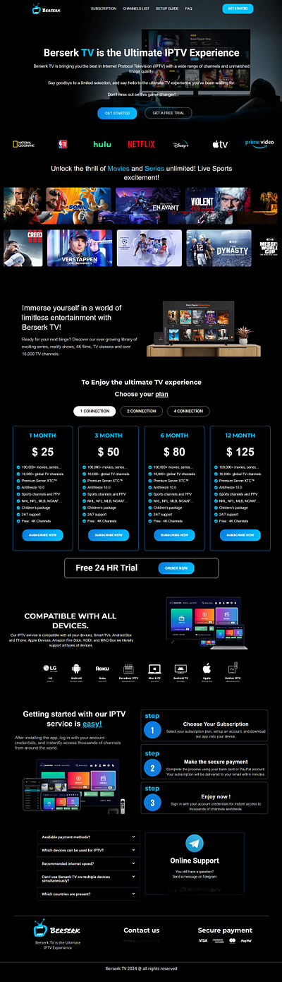 iptv template website design iptv site iptv store iptv template iptv website iptv wordpress