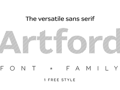 Artford font family bold branding clean design elegant fashion font logo optical sans serif specimen type typography ui