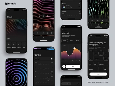 Personalized Music App Mobile Design app design application application design design graphic design interaction design interface interface design mobile mobile app mobile design mobile ui music app music application ui user experience user interface ux