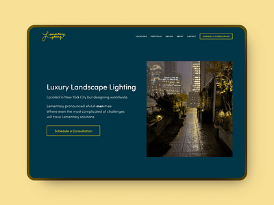 Lementary Lighting | Squarespace Web Design design lighting squarespace web design web development