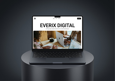 Everix Redesign agency company design illustration redesign ui