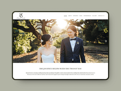 Element Events | Squarespace Web Design event planning squarespace web design web development weddings