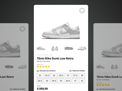 Sneakers Store App Product Page 👟 appdesign appinterface cleandesign design ecommercedesign graphic design minimalistdesign mobileui productpage prototype sneakerstore ui ux uxdesign webdesign