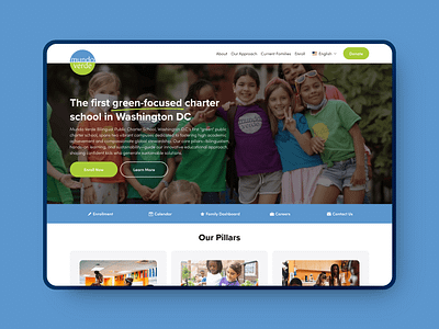 Mundo Verde Public Charter School | Squarespace Web Design education school squarespace web design web development