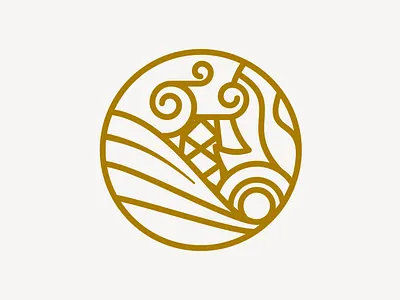 Offshore Elegance branding elegant logo vector