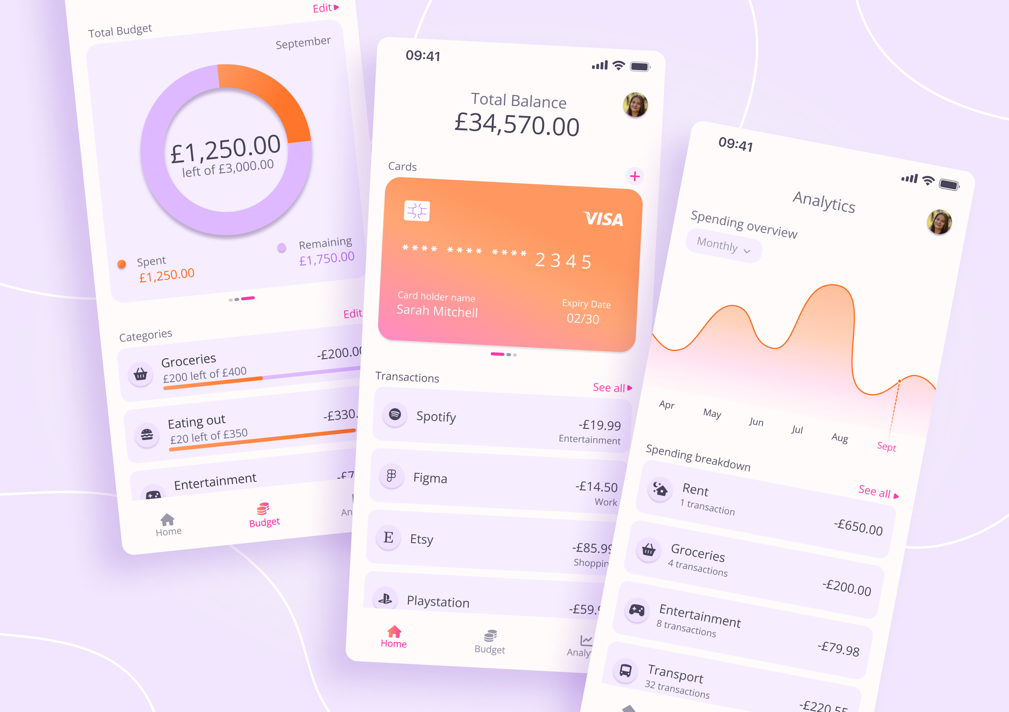 Budgeting App budget app budget planner app budgetapp budgeting app budgets expense tracking finance finance app financial assistant financial planning mobile app design money tracker savings app ui design ux design