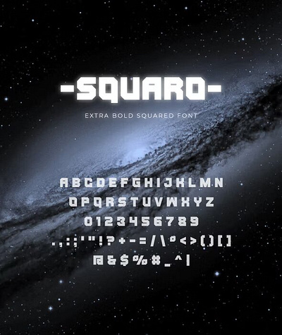 Squaro Font logo