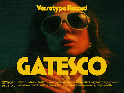 Gatesco Font sans serif font