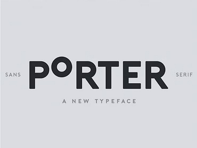 Porter Font modern font