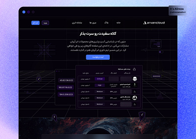 Arvan Cloud | Abr Arvan Concept, UI Kit Design System agancy arvan bounty branding bug cloud dark mode it java javascript landing nextjs python react server tech ui ux web website