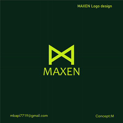 MAXEN Real Estate Logo Design & Brand Identity brand identity design graphic design illustration logo minimal modern ui unique