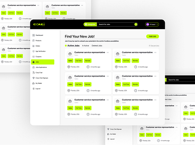 Find New Job Screen job portal job portal ui ux ui ui ux ux