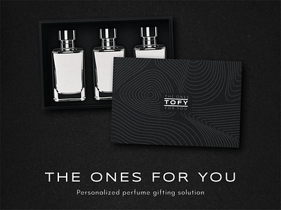 TOFY, perfume gifting | UX Design Project | App UI app design app ui black branding concept design design design project figma gift logo minimalistic modern perfume project research ui ui ux design ux ux process wireframe