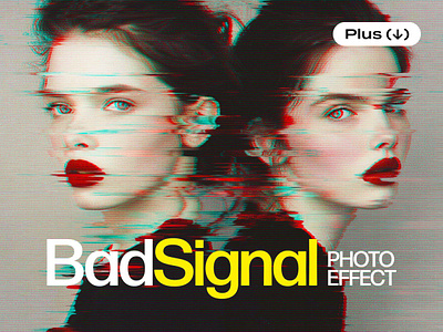 Smudged Bad Signal Photo Effect anaglyph cuber distortion download effect error glitch monitor photo photoshop pixelbuddha pixels psd retro screen smudged template transmission trippy tv