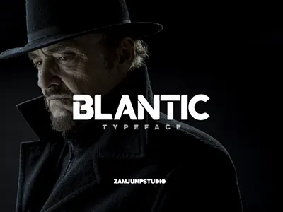 Blantic Font logofont