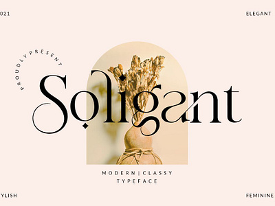 Soligant - Display Serif Font wedding serif font