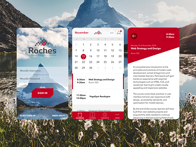 Les Roches Student Schedule App