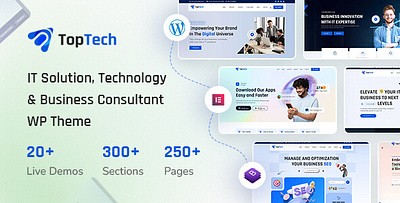 TopTech - Technology & IT Solutions Services WordPress Theme technology