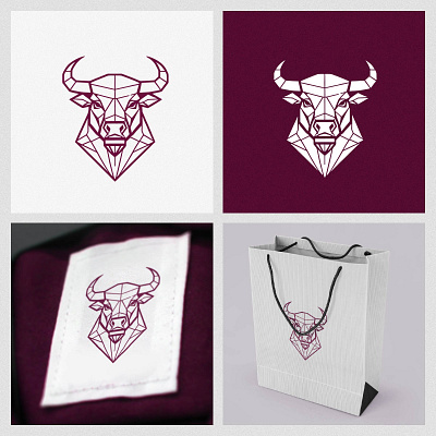 Mighty Bison branding graphic design logo