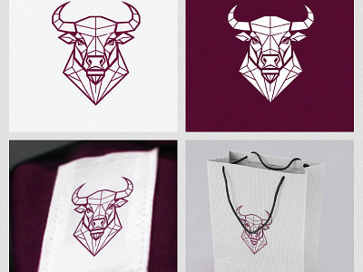 Mighty Bison branding graphic design logo