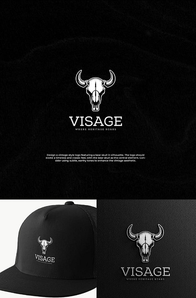 VISAGE branding graphic design logo