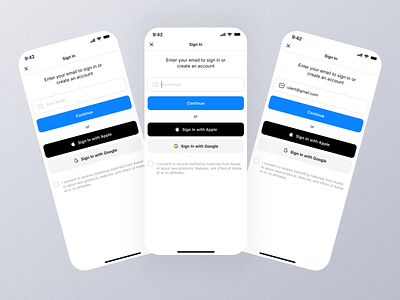 Sign In Mobile App Ui app desifn mobile screen sign in sign in app sign in dashboard sign in design sign in details sign in experience sign in interface sign in option sign in page sign in screen sign in setting sign in ui sign in view sign in widget sign mobile ui